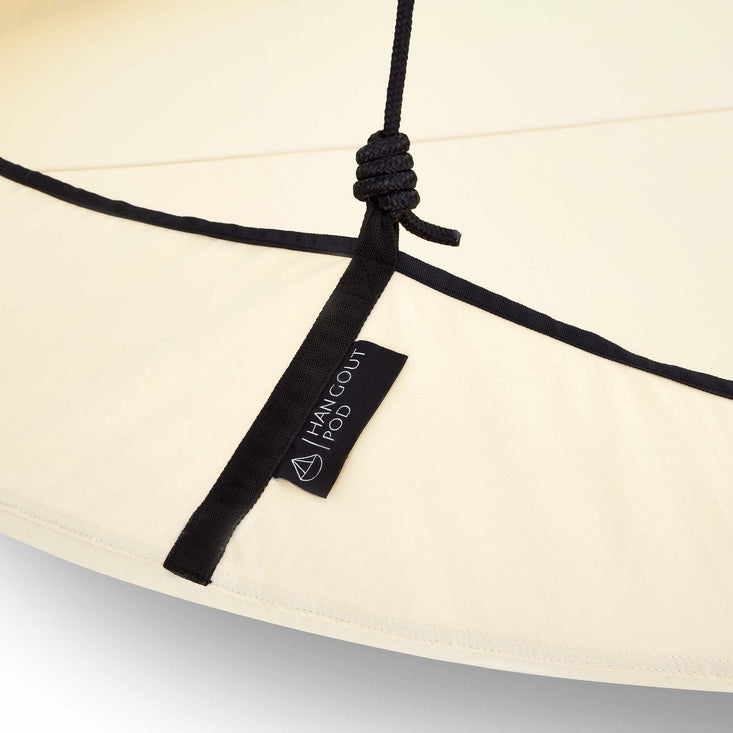 Cream & Black Hangout Pod - Hangout Pod US